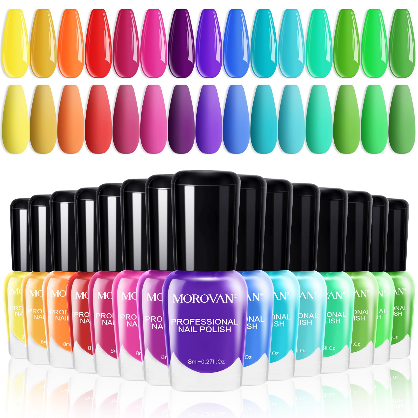 Karnyxil 15 Bright Color 0.27oz Air Quick Dry Nail Polish